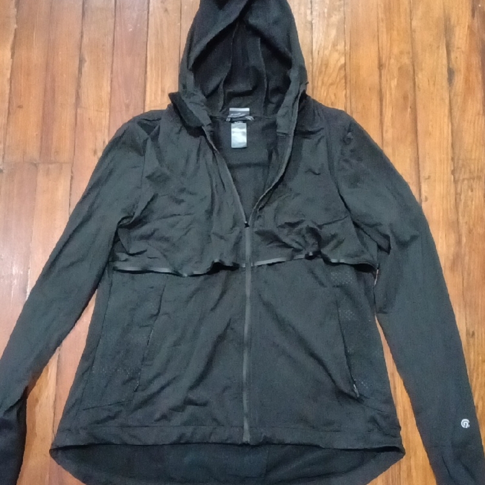 Women's Black Hooded Jacket